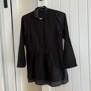 Theory black tunic - ladies size M